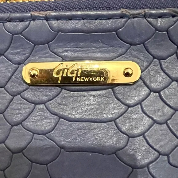 GIGI NEW YORK All In One Clutch Bag Embossed Python - Picture 5 of 9